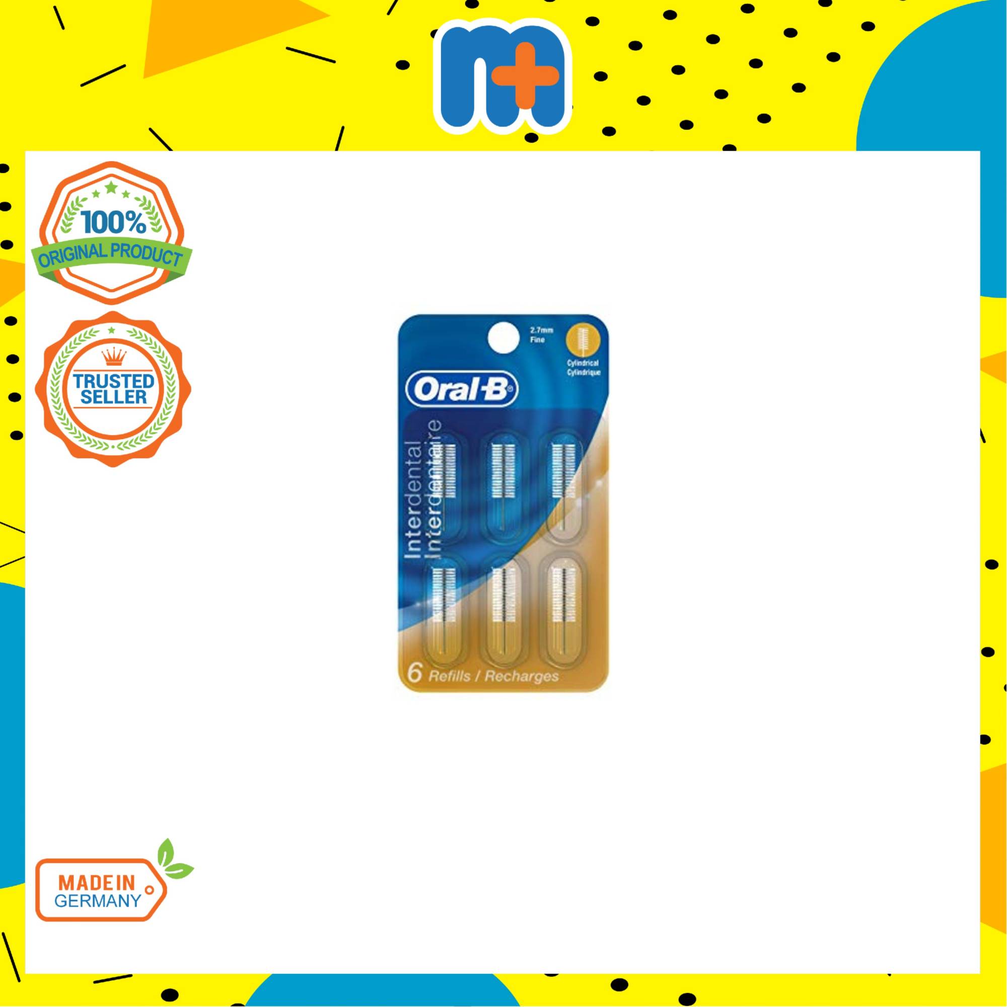 [MPLUS] ORAL B Cylindrical Interdental Refills 6S